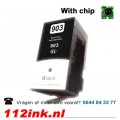 HP903XL Black inktpatroon met chip 50ml
